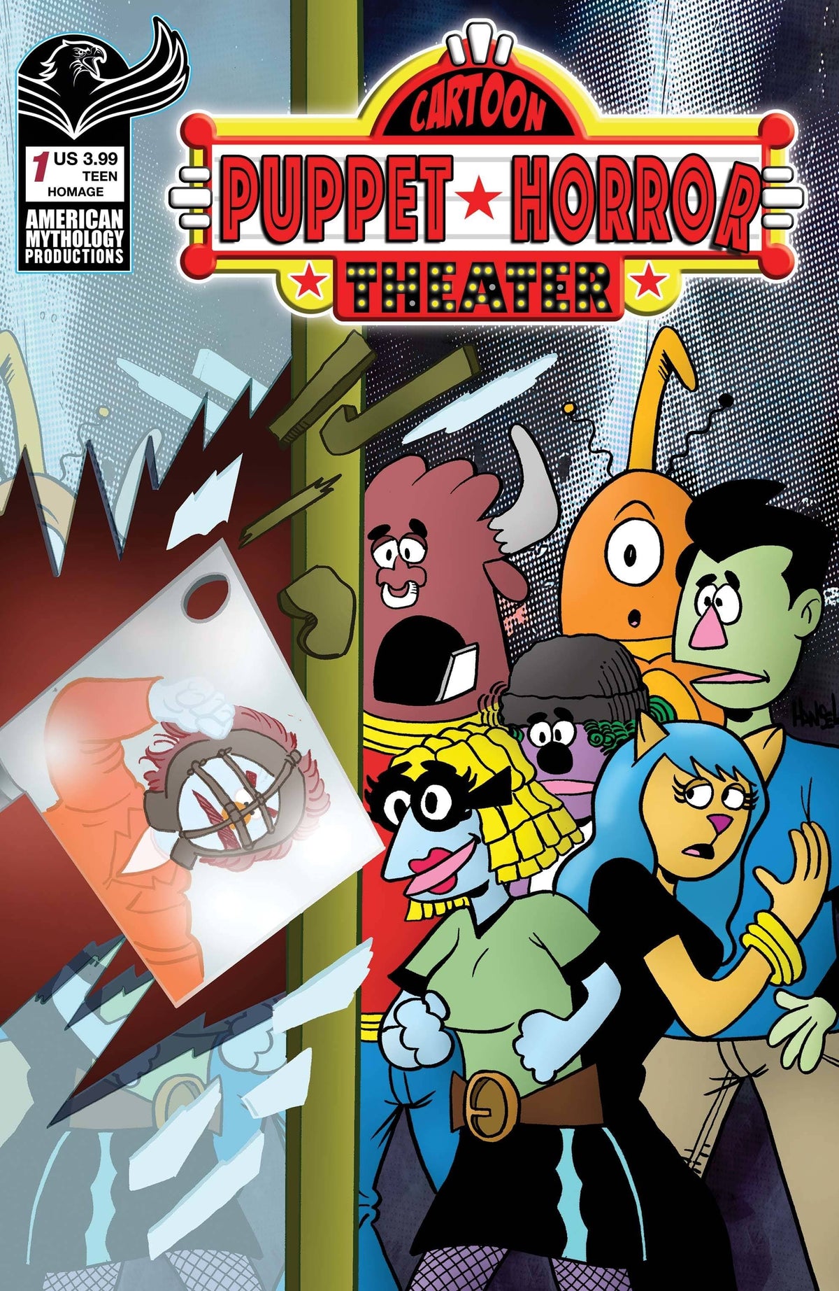 American Mythology Productions Comic Books CARTOON PUPPET HORROR THEATER #1 CVR C SHINING HOMAGE HANSEL 85609100676200131 JAN231162