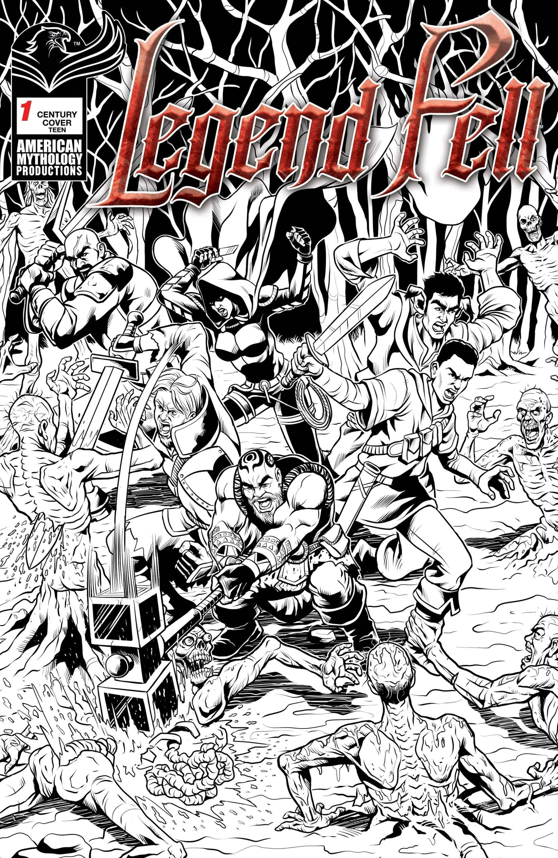 LEGEND FELL #1 1/100 LTD ED CENTURY CVR