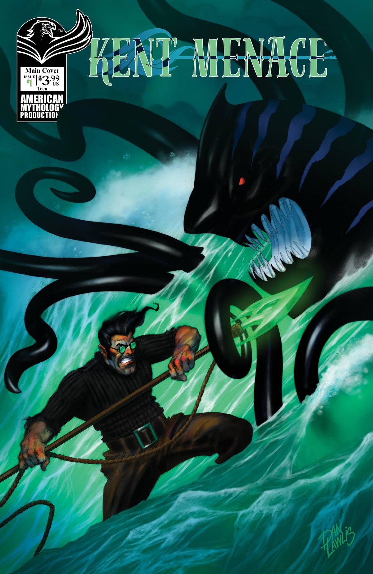 American Mythology Productions Comic Books KENT MENACE DANGERS FROM THE DEPTHS #1 85609100661810111 FEB221184
