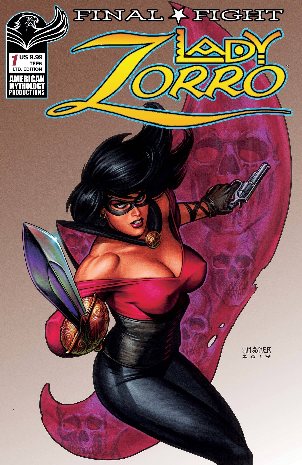 American Mythology Productions Comic Books LADY ZORRO FINAL FLIGHT #1 CVR C LTD ED 85609100656410231 SEP221349