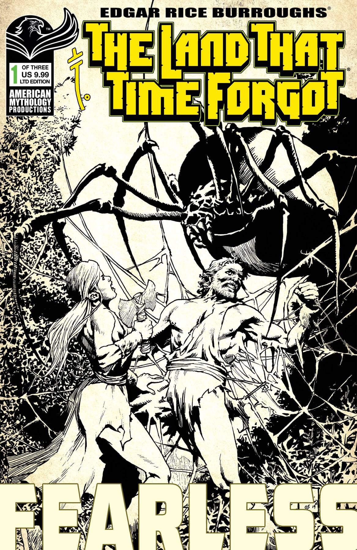 American Mythology Productions Comic Books LAND THAT TIME FORGOT FEARLESS #1 CVR C MARTINEZ 85609100608340131 MAY231528