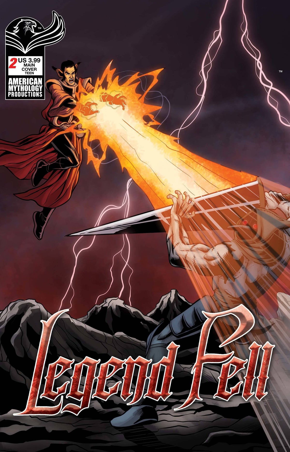 American Mythology Productions Comic Books LEGEND FELL #2 CVR A MARQUES 85609100623600211 FEB231106
