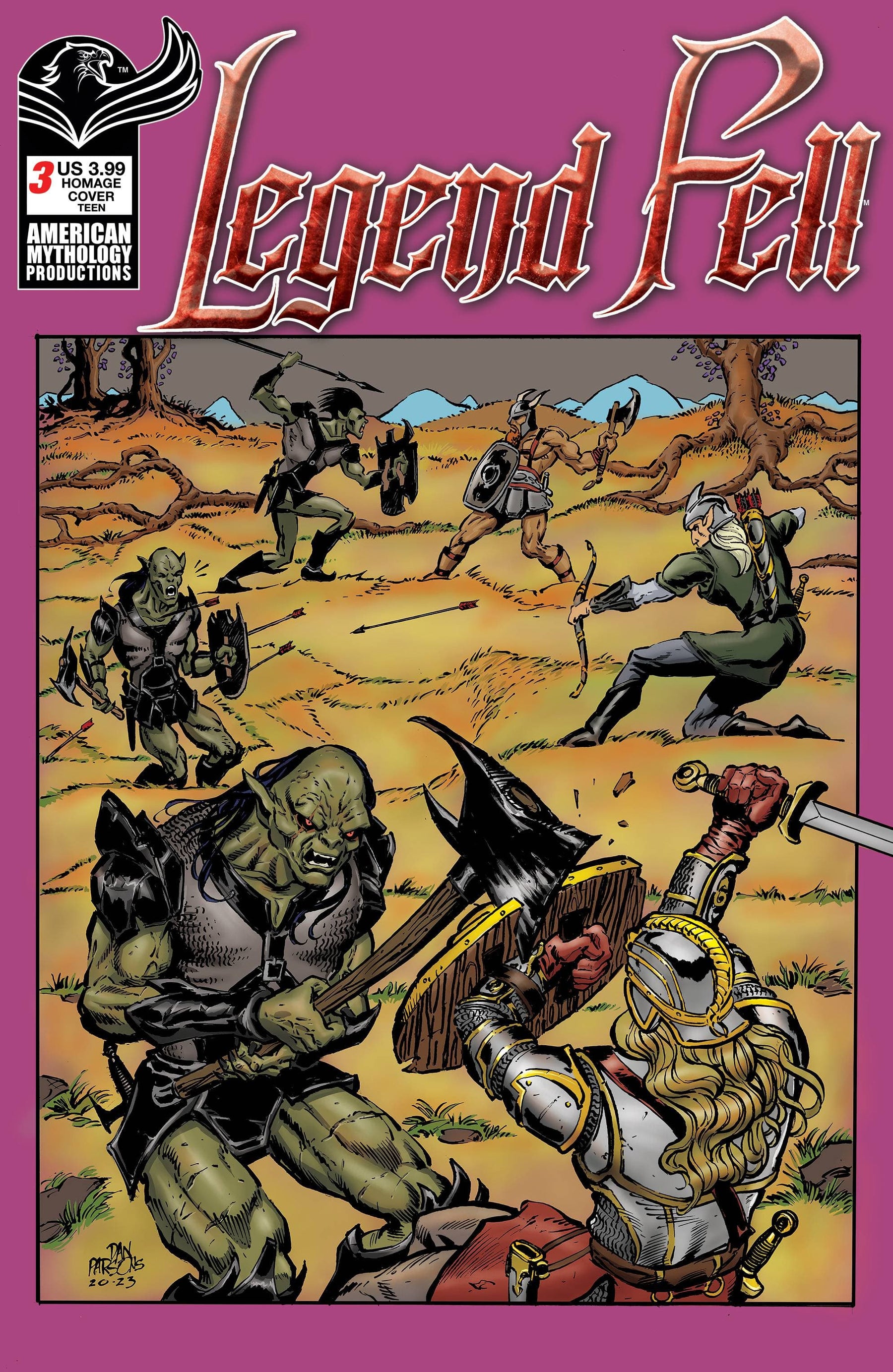 LEGEND FELL #3 CVR B PARSON HOMAGE