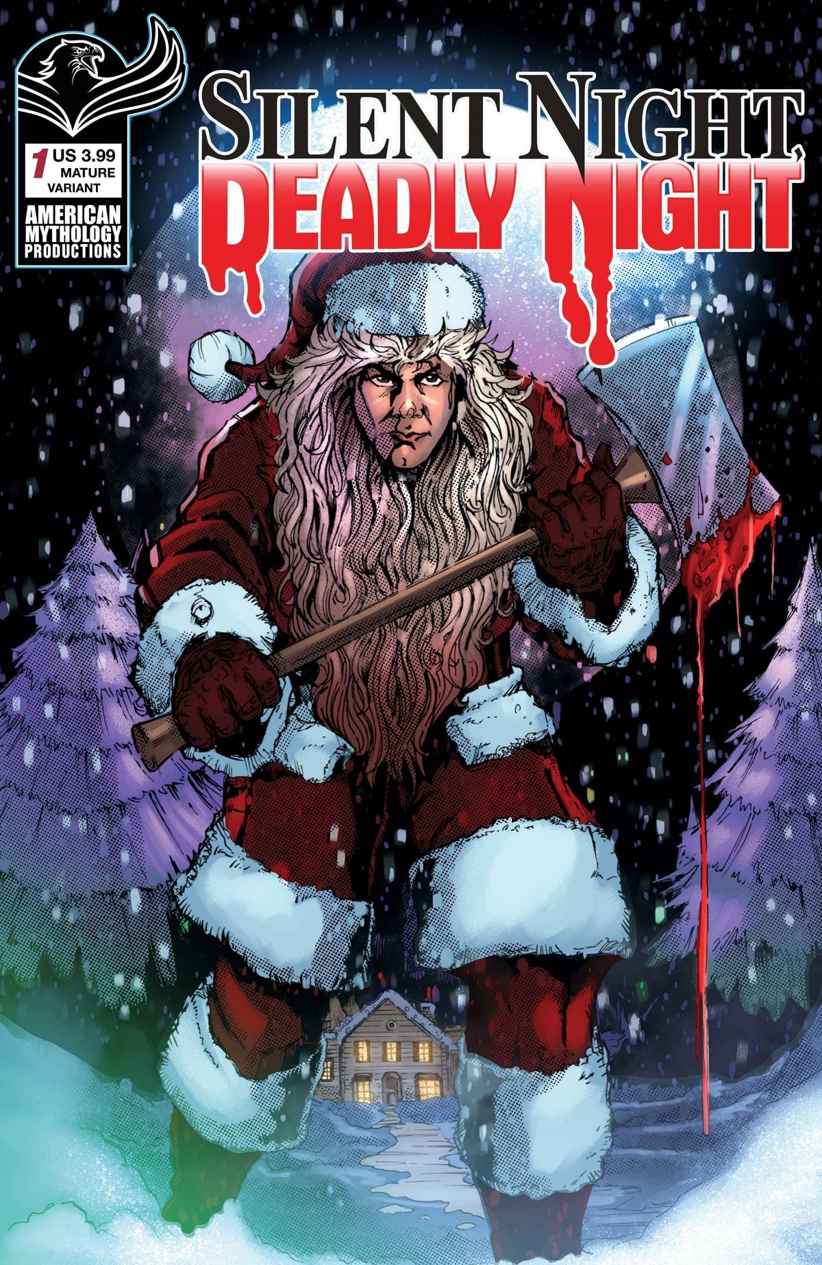 American Mythology Productions Comic Books SILENT NIGHT DEADLY NIGHT #1 MAIN CVR B CALZADA (MR) 85609100675500121 OCT221334