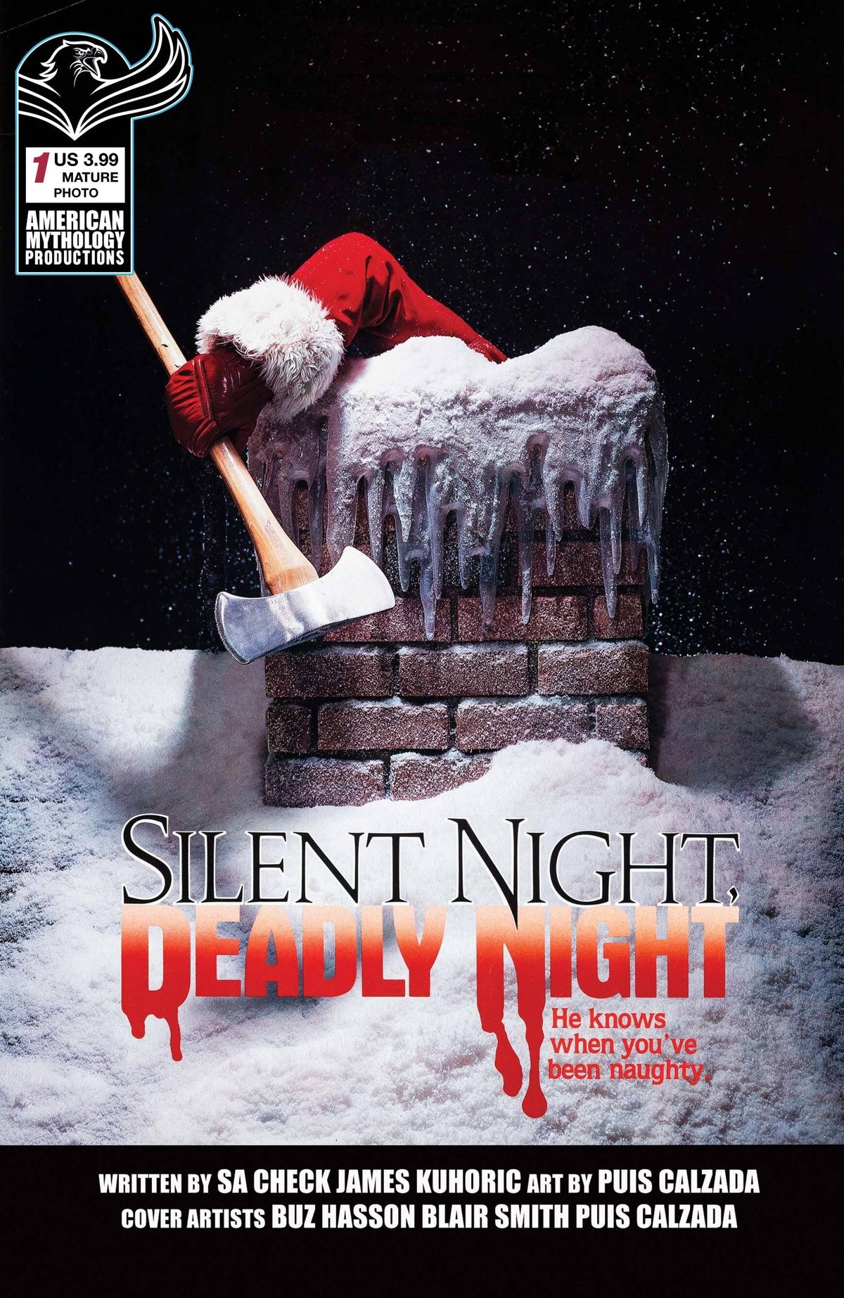 American Mythology Productions Comic Books SILENT NIGHT DEADLY NIGHT #1 MAIN CVR C CLASSIC PHOTO (MR) 85609100675500131 OCT221335