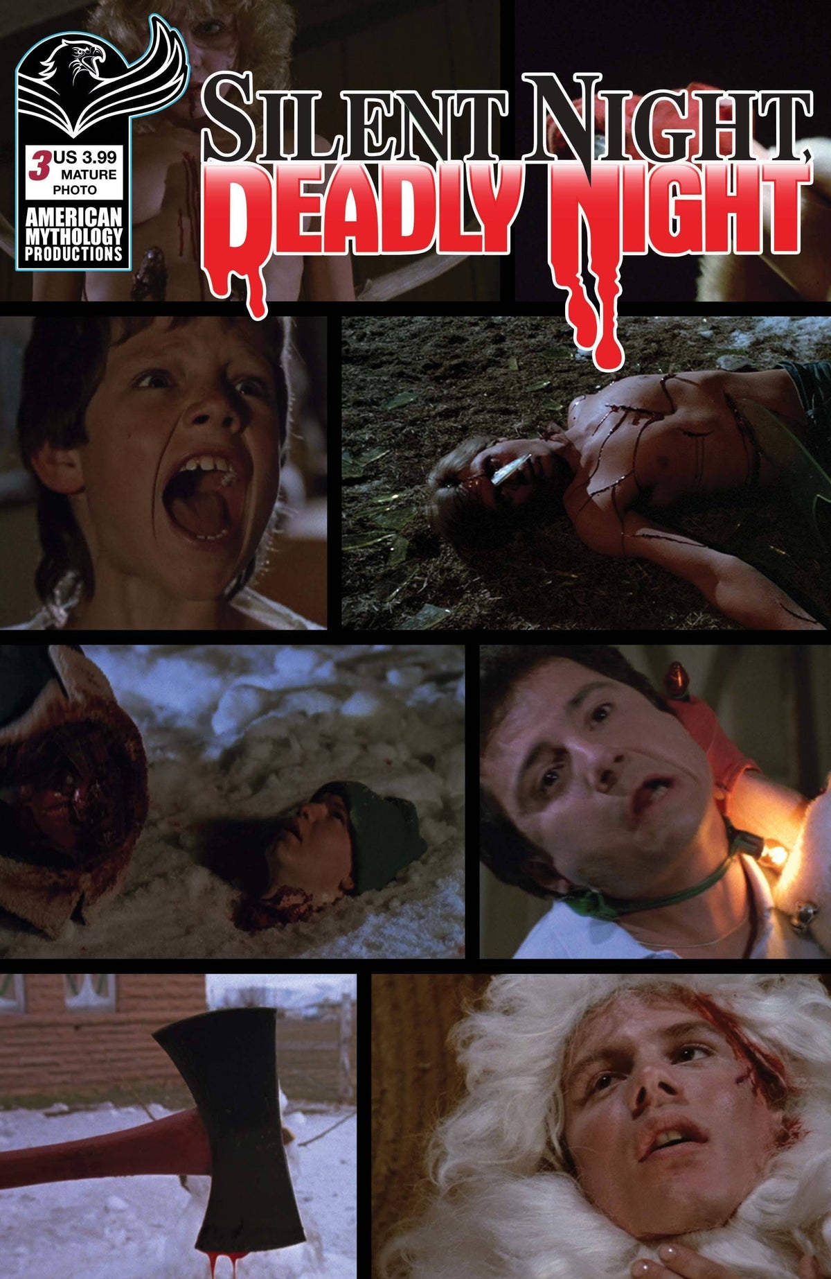 American Mythology Productions Comic Books SILENT NIGHT DEADLY NIGHT #3 CVR C CLASSIC PHOTO (MR) 85609100675500331 JAN231169