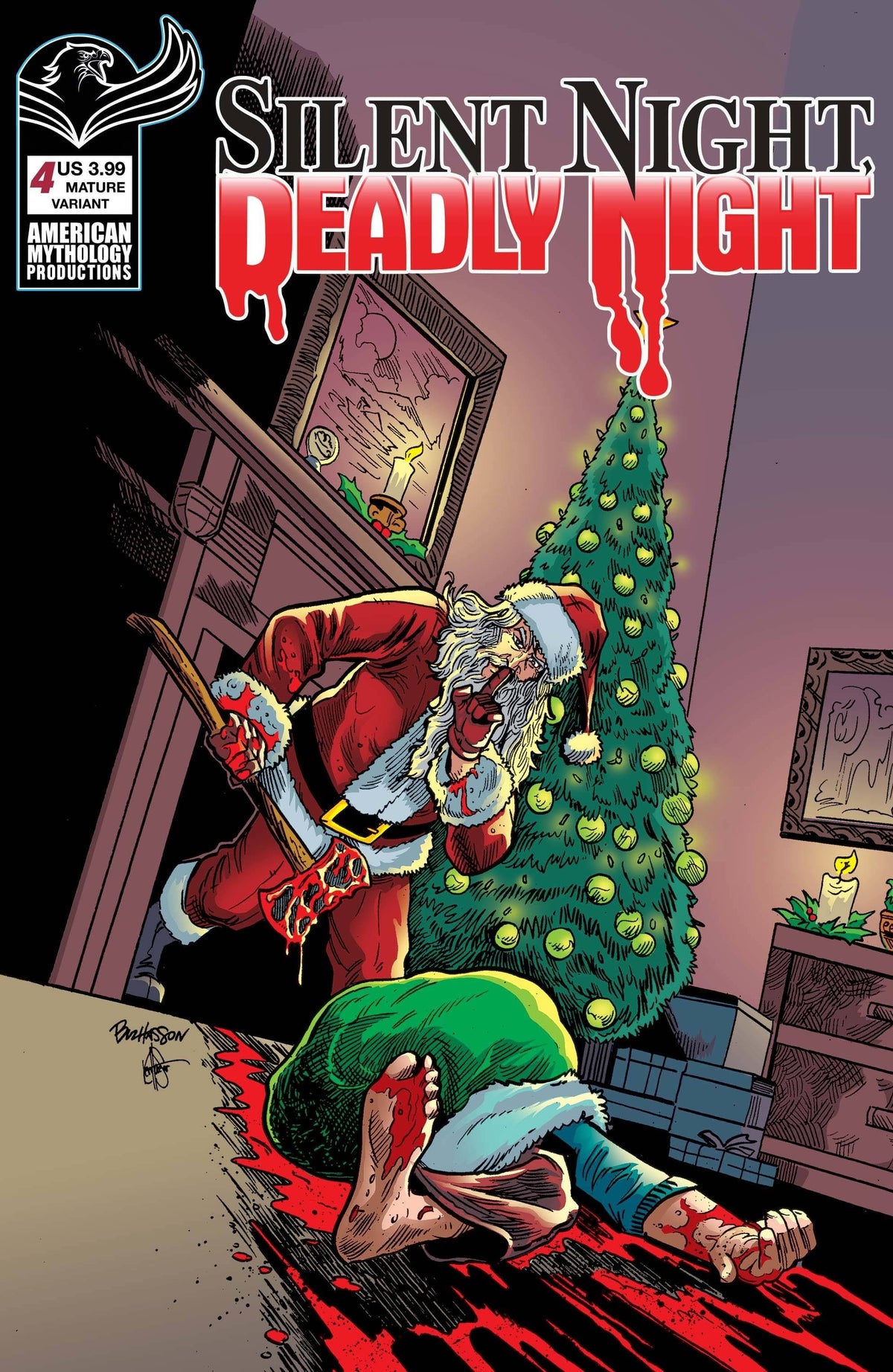 SILENT NIGHT DEADLY NIGHT #4 CVR B HASSON (MR) - Third Eye