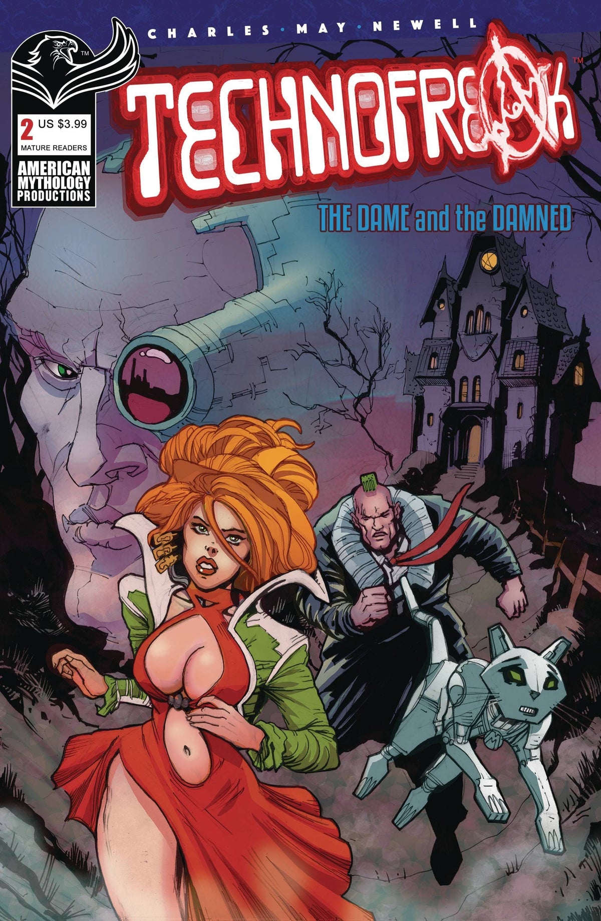 American Mythology Productions Comic Books TECHNOFREAK #1-4 READER SET 85609100667000131 OCT221371