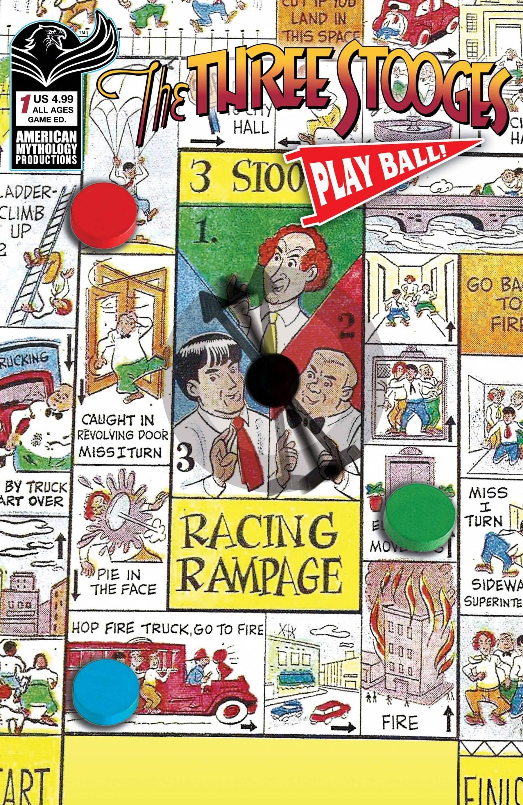 THREE STOOGES PLAY BALL SPECIAL #1 CVR C LTD ED BOARD GAME