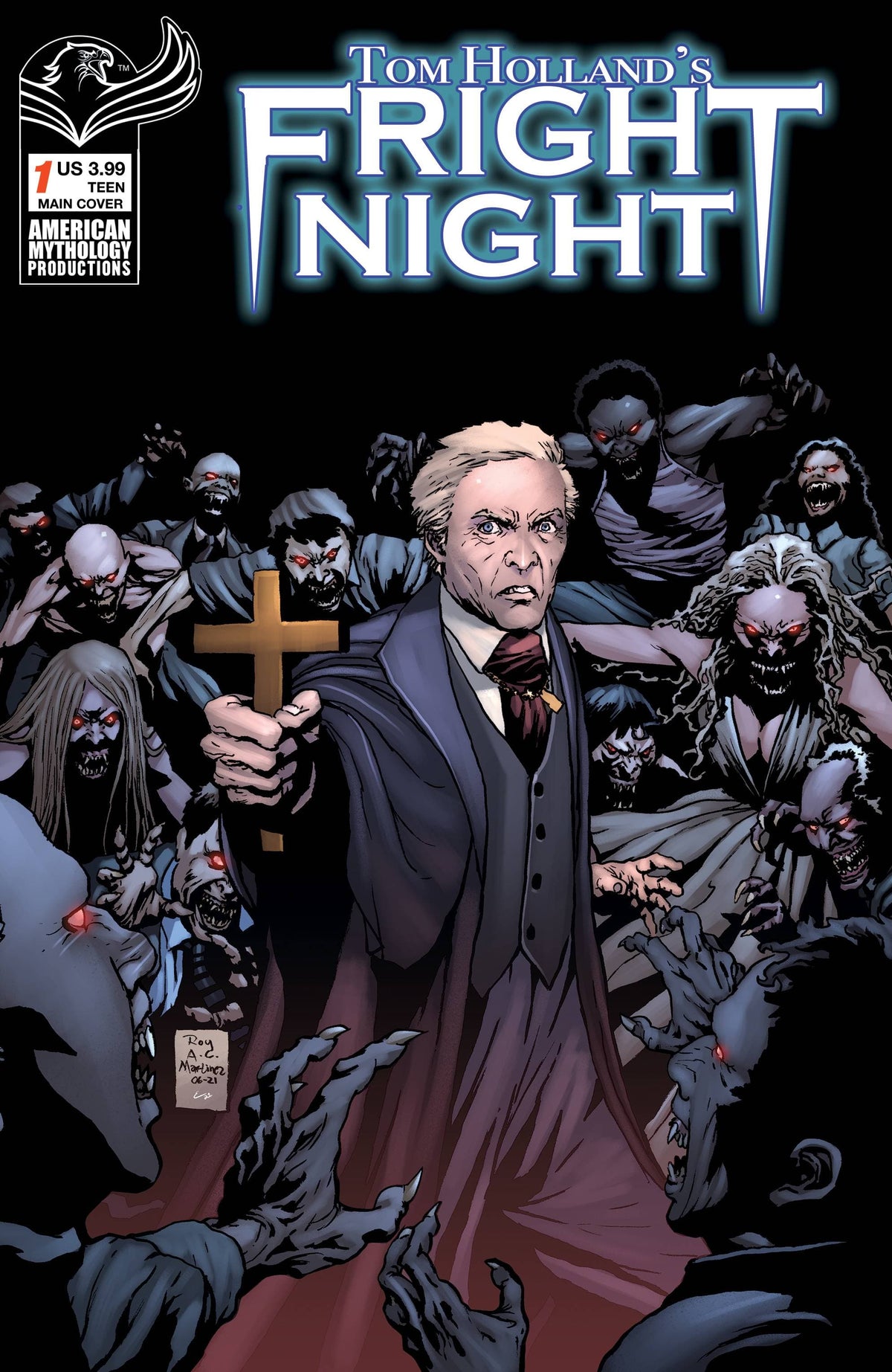 American Mythology Productions Comic Books TOM HOLLANDS FRIGHT NIGHT #1 CVR A MARTINEZ 85609100668700111 MAY231515