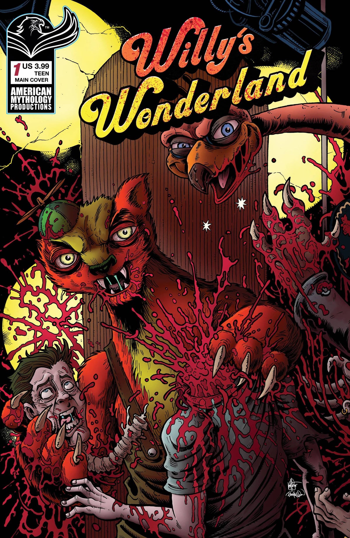 American Mythology Productions Comic Books WILLYS WONDERLAND PREQUEL #1 CVR A HASSON & HAESER 85609100666300111 MAY231476