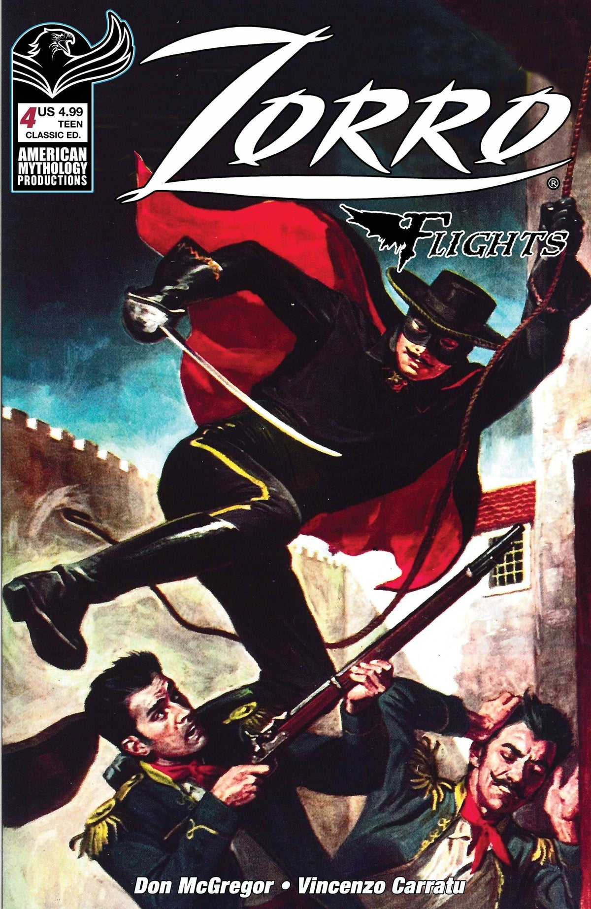 American Mythology Productions Comic Books ZORRO FLIGHTS #4 CVR B CLASSIC VAR 85609100644102321 FEB221204