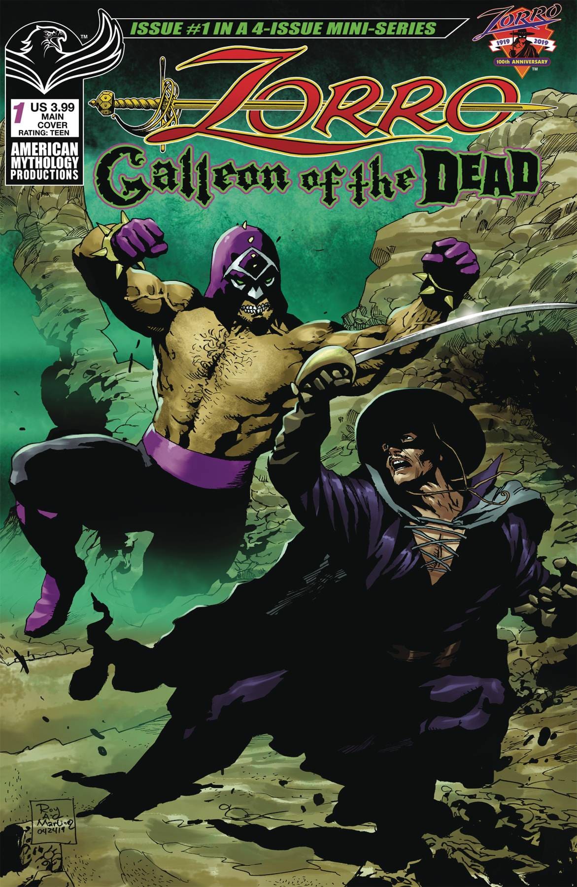 ZORRO GALLEON OF DEAD #1 CVR A MARTINEZ - Third Eye