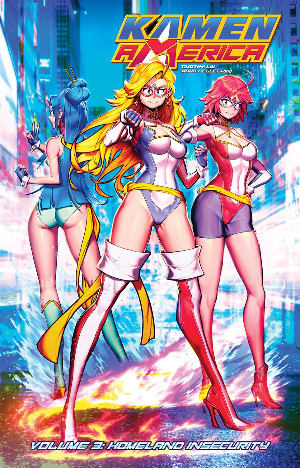 Antarctic Press Comic Books KAMEN AMERICA HOMELAND INSECURITY ONE SHOT CVR A 61072111015700311 NOV221272