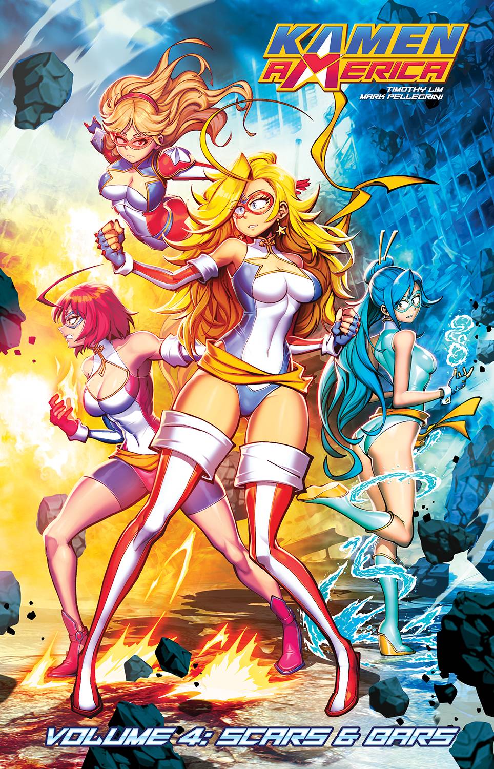Antarctic Press Comic Books KAMEN AMERICA SCARS & BARS ONESHOT CVR A TIMOTHY LIM 61072111015700411 JAN231213