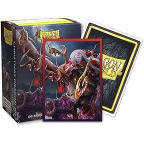 Arcane Tinmen Game Supplies > Card Sleeves Dragon Shield: Art Sleeves 100ct - Christmas Dragon 2022 5706569120801 ATM 12080