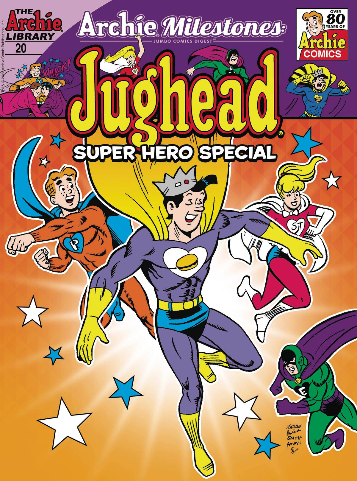 ARCHIE COMIC PUBLICATIONS Comic Books ARCHIE MILESTONES JUMBO DIGEST #20 JUGHEAD SUPER HERO 76281664872102011 APR231187