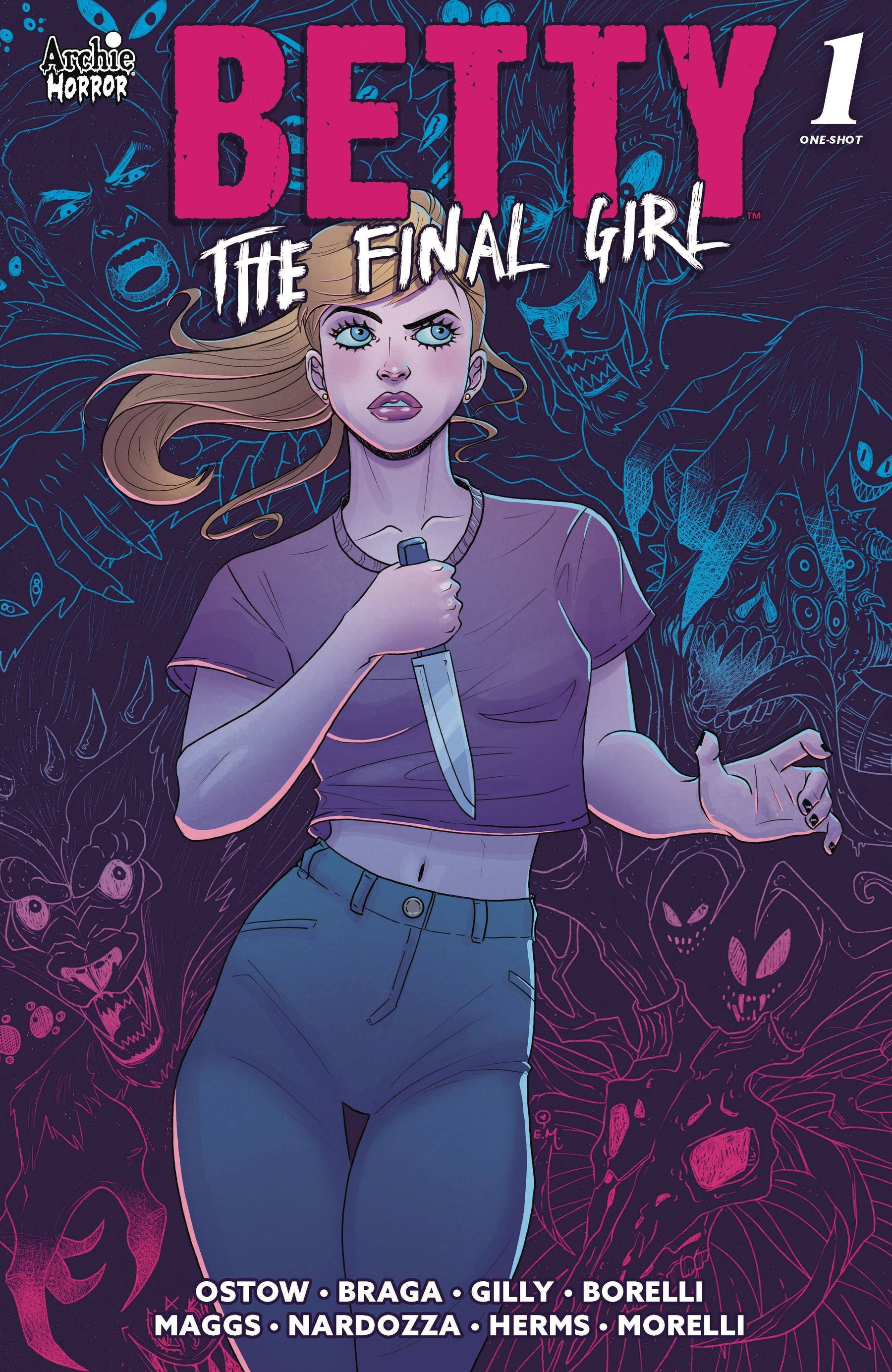 Archie Comic Publications Comic Books CHILLING ADV BETTY THE FINAL GIRL ONESHOT CVR B HUTCHISON 76281683422300121 DEC221132
