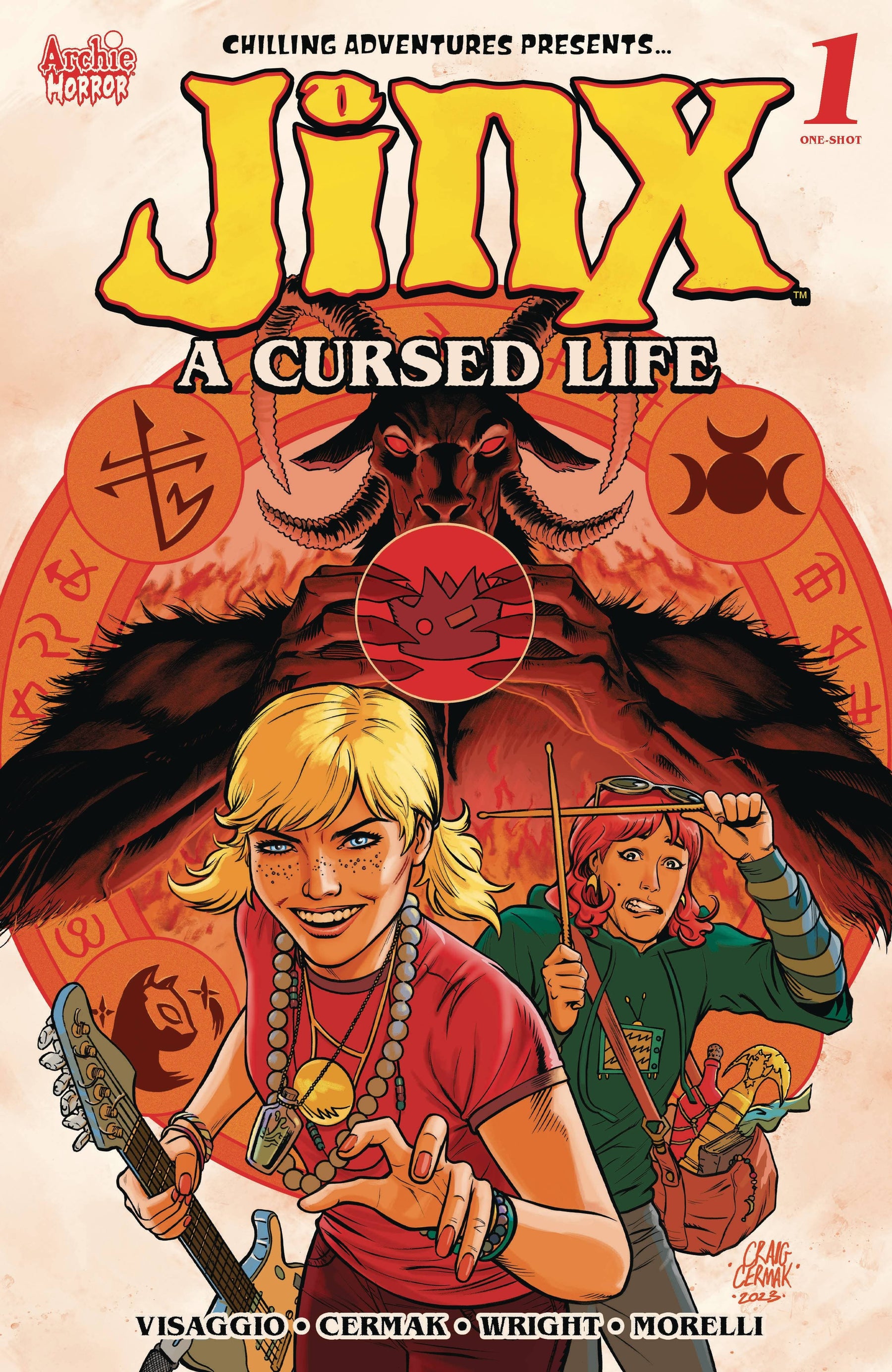 Archie Comic Publications Comic Books CHILLING ADV JINXS CURSED LIFE ONESHOT CVR A CERMAK 76281654252400111 MAR231202