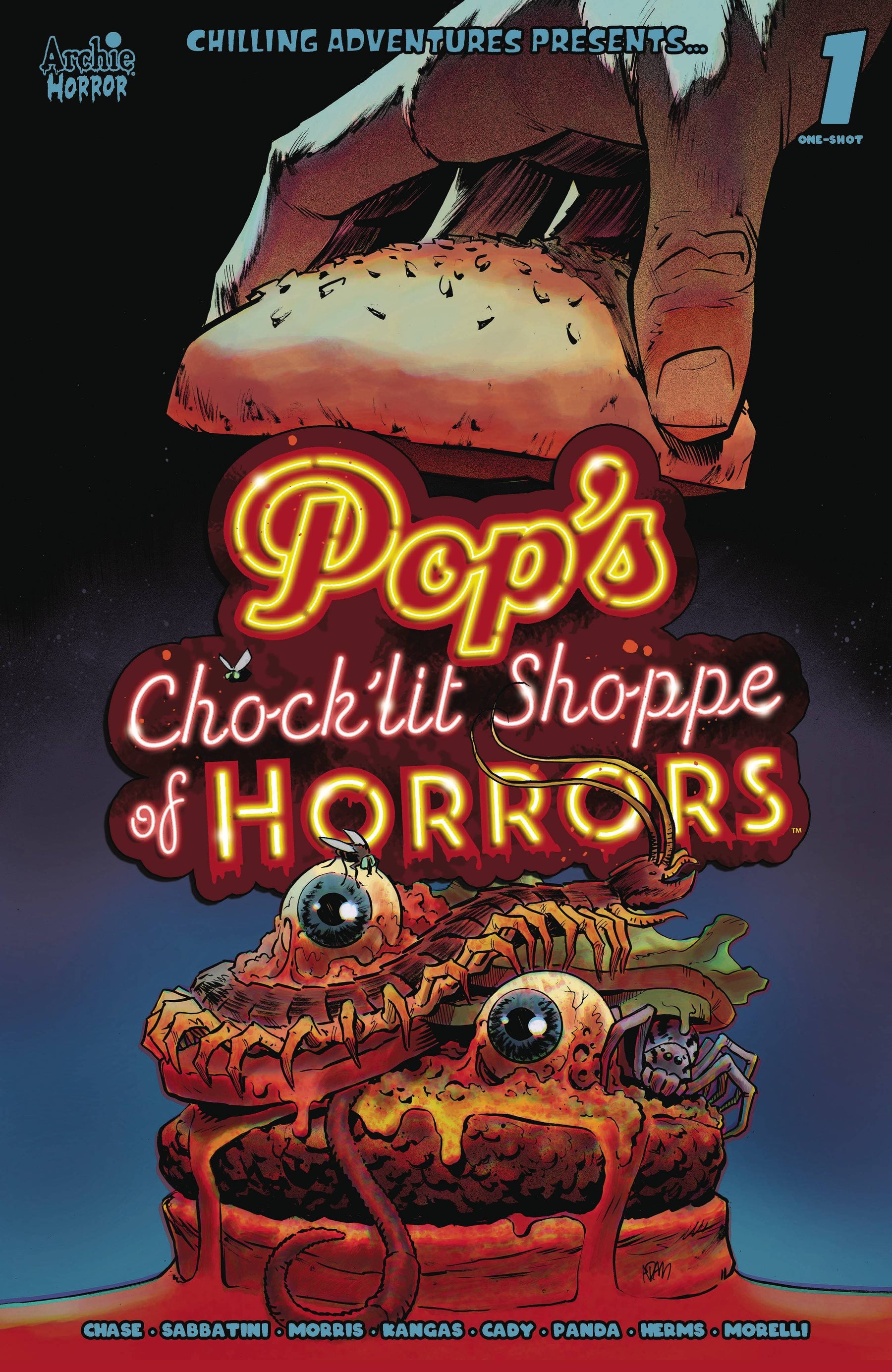 Archie Comic Publications Comic Books POPS CHOCKLIT SHOPPE OF HORRORS ONESHOT CVR A GORHAM 76281672764800111 JAN231229