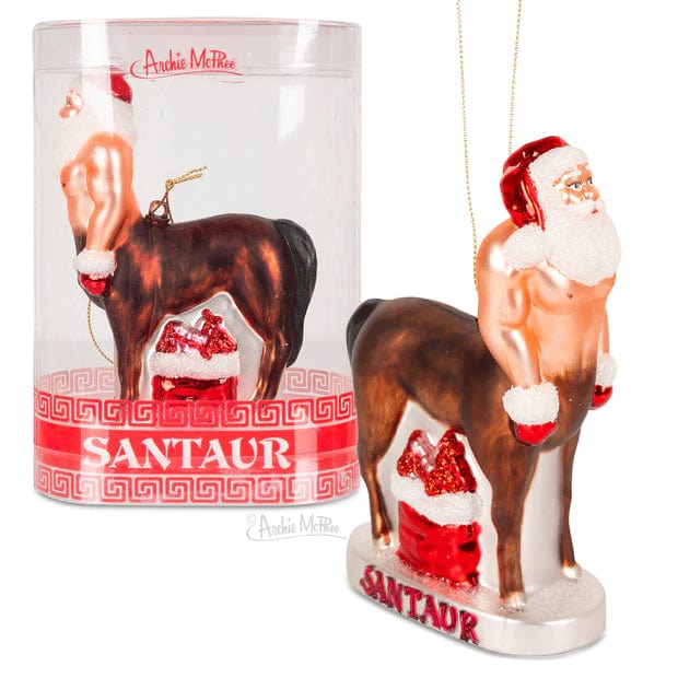 Archie McPhee Decor > Other Decor Archie McPhee: Santaur Ornament 739048129786