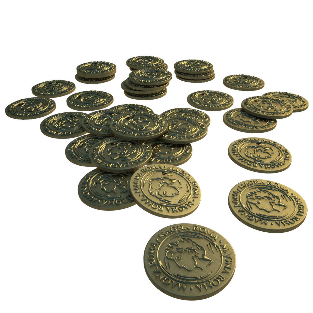Archona Games Board Games > Large Box Games Magna Roma: Metal Coins 672975286293 ARQ 104