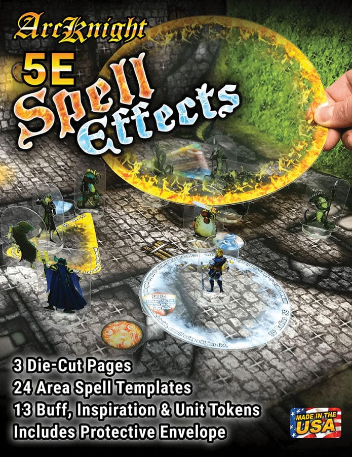 Arcknight Tabletop Games > Role-Playing Games D&D 5E Compatible: Spell Effects 764458377403 ARC CSE-5EGC