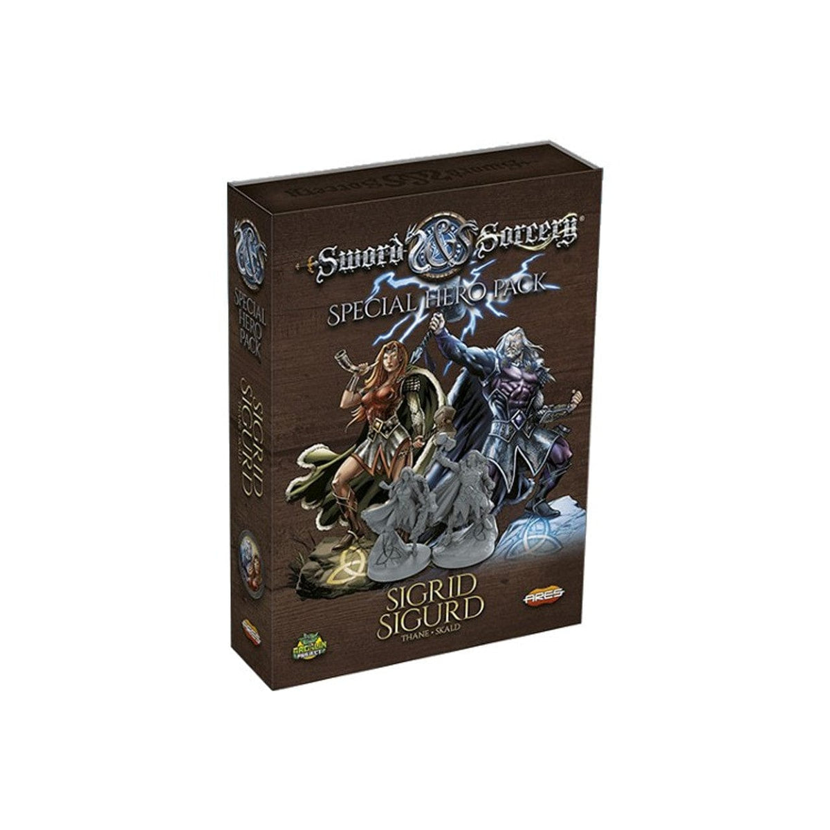 Ares Games Tabletop Games > Miniature Games Sword & Sorcery: Sigrid/Sigurd Hero Pacl 8054181514902 51490
