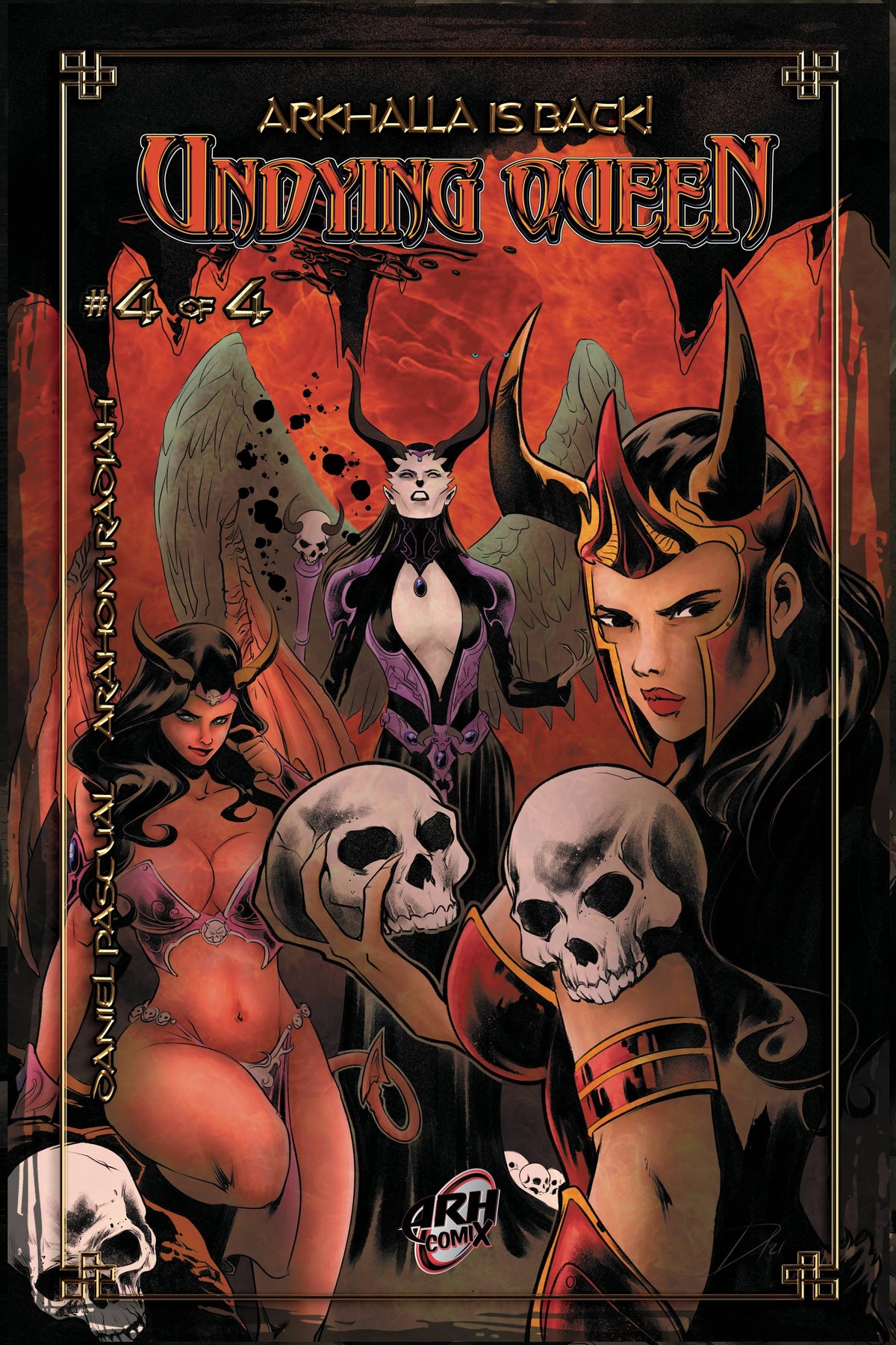 Arh Studios Inc Comic Books UNDYING QUEEN #4 (OF 4) 79830449779300411 JAN221223