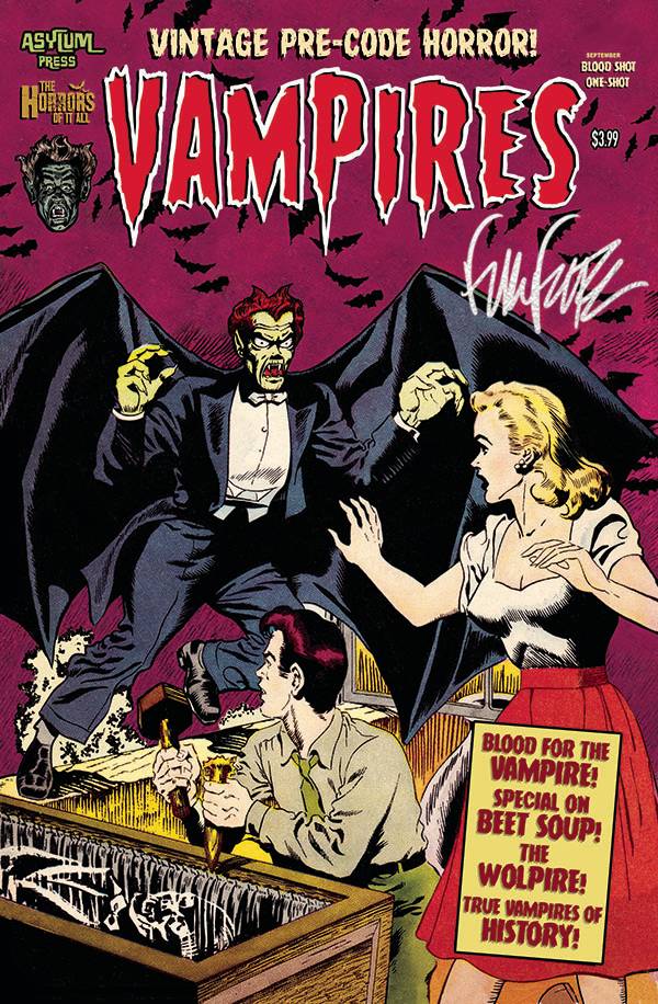 Asylum Press Comic Books VAMPIRES BLOOD SHOT ONE SHOT CVR A SGN ED (MR) 74871804 DEC221147