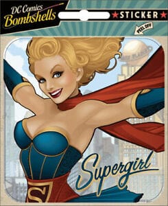 Ata-Boy: DC - Supergirl, Bombshells Sticker - Third Eye