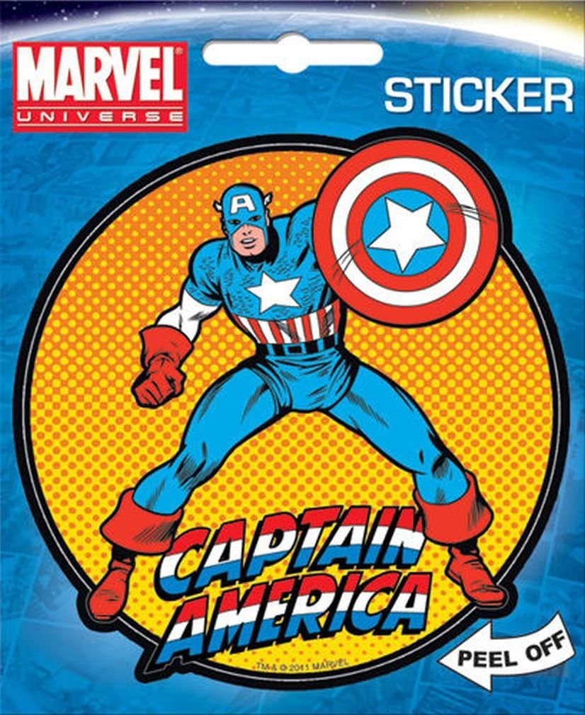 Ata-Boy Sticker: Marvel - Captain America 4" - Third Eye