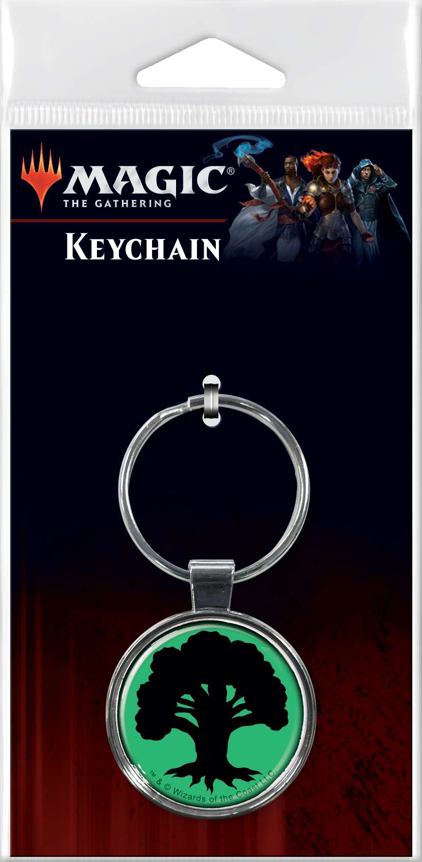 Ata-Boy: MTG Keychain - Green Mana Symbol - Third Eye