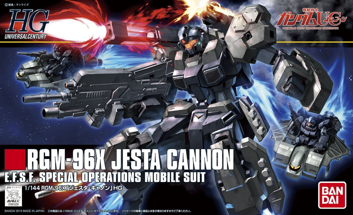 Bandai Model Kits > Gundams > High Grade Bandai: Gundam HGUC - RGM-96X Jesta Cannon 4573102557513 2128372