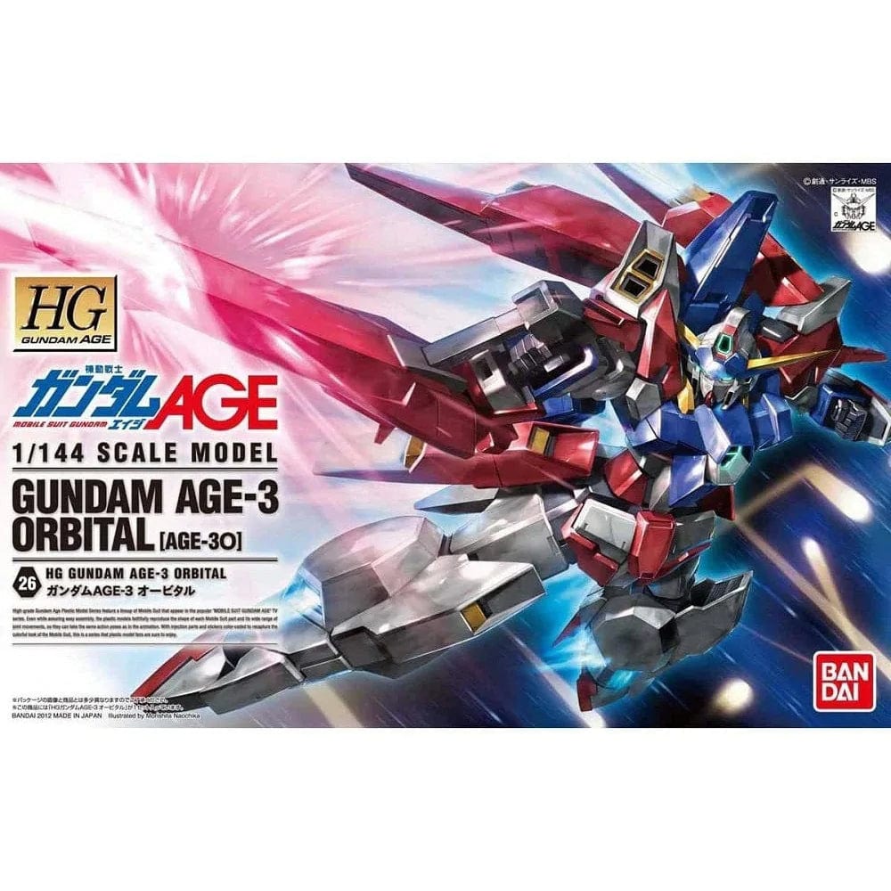 Bandai Model Kits > Gundams > High Grade Bandai: Gundam Age HG - Gundam Age-3 Orbital 4573102628305 2165084