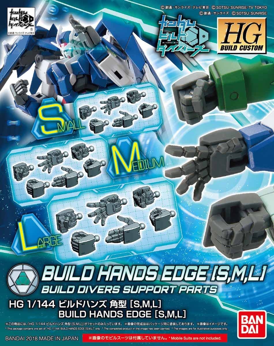 Bandai: Gundam Build Custom - Build Hands Edge (S, M, L) - Third Eye