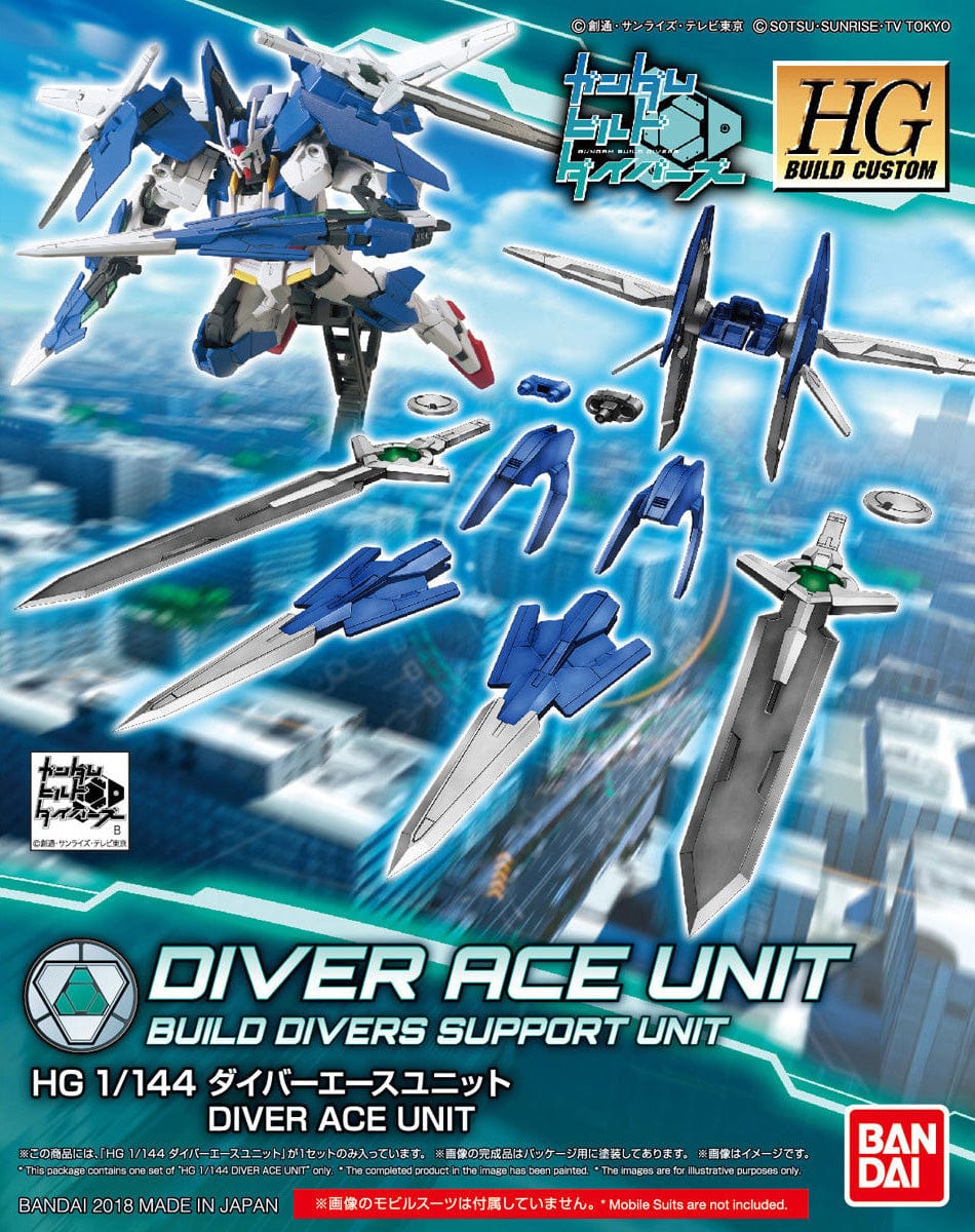 Bandai Model Kits > Gundams > High Grade Bandai: Gundam Build Custom - Diver Ace Unit 4549660257462 0225746