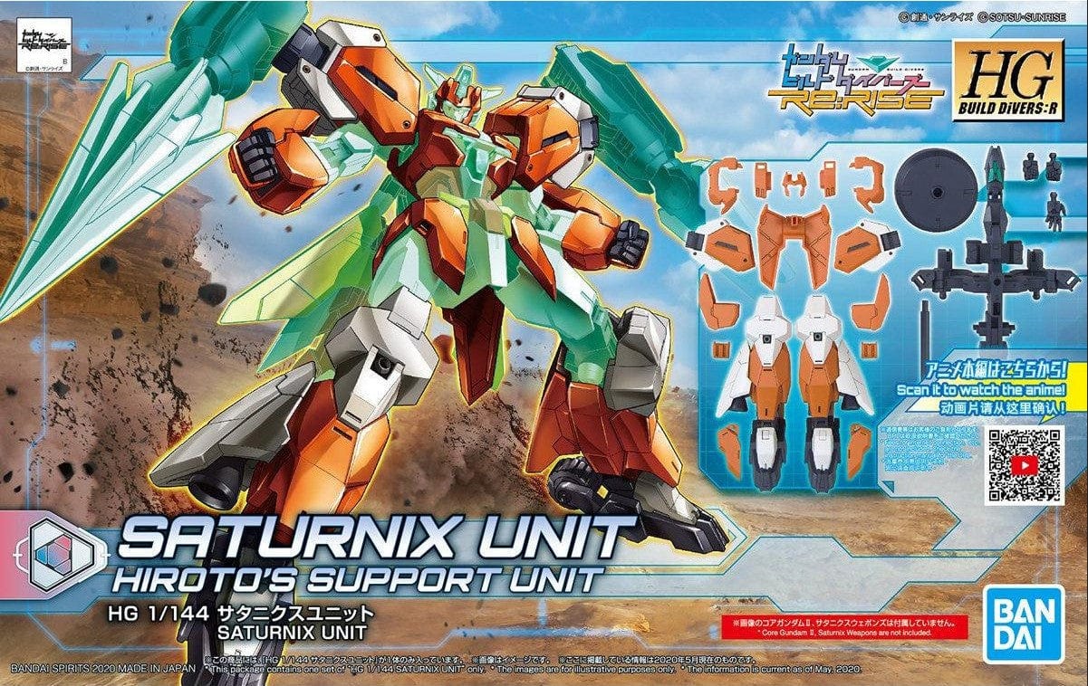 Bandai Model Kits > Gundams > High Grade Bandai: Gundam Build Divers R - Saturnix Unit 4573102592255 5059225