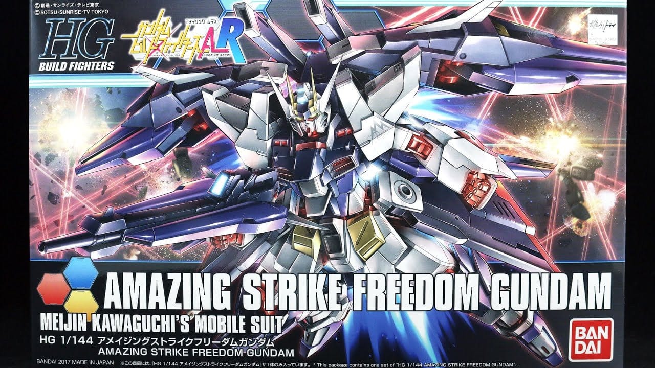 Bandai Model Kits > Gundams > High Grade Bandai: Gundam HG Build Fighters - Amazing Strike Freedom Gundam 4573102554451 2358030