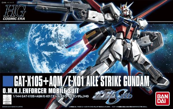 Bandai: Gundam HG Cosmic Era - GAT-X105+AQM/E-X01 Aile Strike Gundam - Third Eye