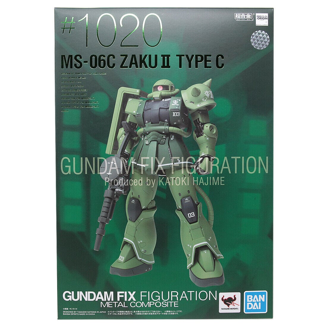 Bandai: Gundam Fix Figuration Metal Composite - MS-06C Zaku II Type C - Third Eye