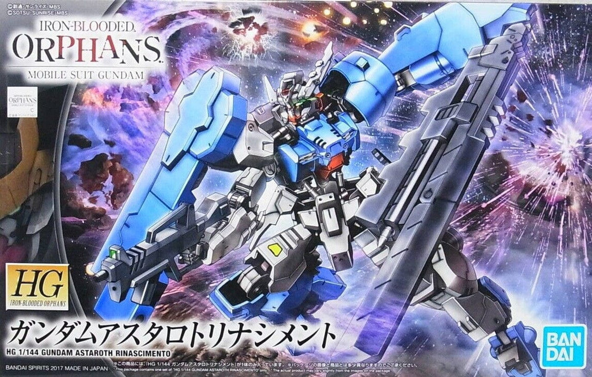 Bandai Model Kits > Gundams > High Grade Bandai: Gundam Iron-Blooded Orphans HG - Gundam Astaroth Rinascimento 4573102603913 2385249