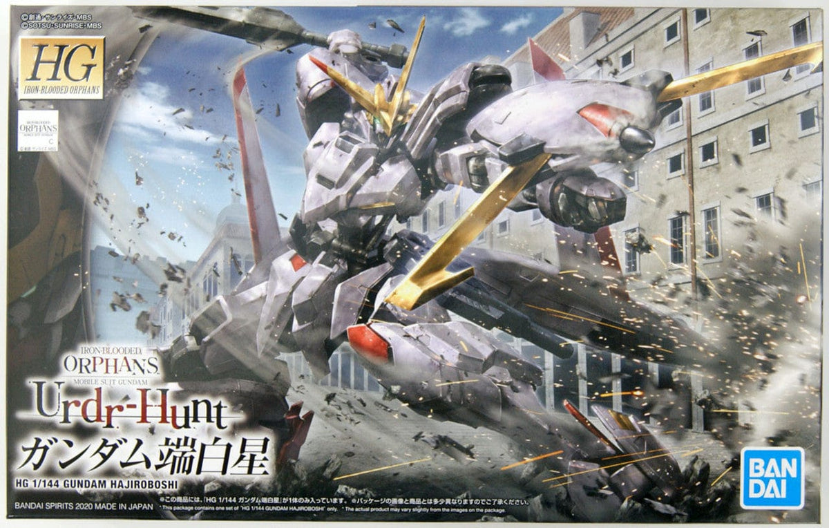 Bandai Model Kits > Gundams > High Grade Bandai: Gundam Iron-Blooded Orphans - Gundam Hajiroboshi 4573102604248 2489406