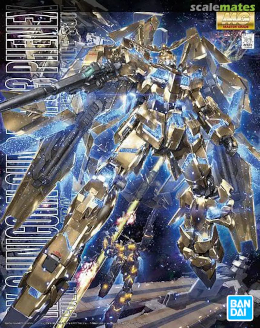 Bandai Model Kits > Gundams > Master Grade Bandai: Gundam MG - RX-0 Unicorn Gundam 03 Phenex, Gold Coating 4573102630469 2240810