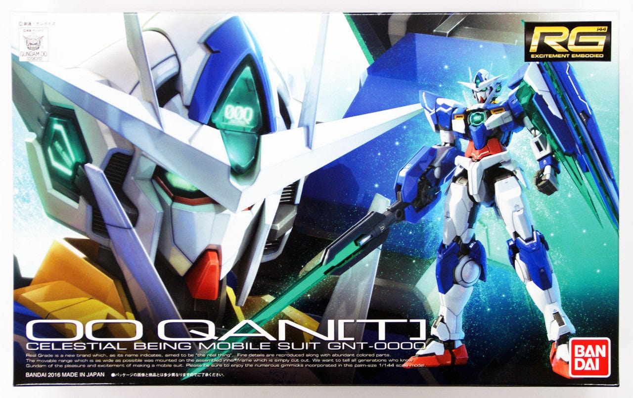 Bandai Model Kits > Gundams > Real Grade Bandai: Gundam RG - 00 Qan[T] 4573102616043 2336380