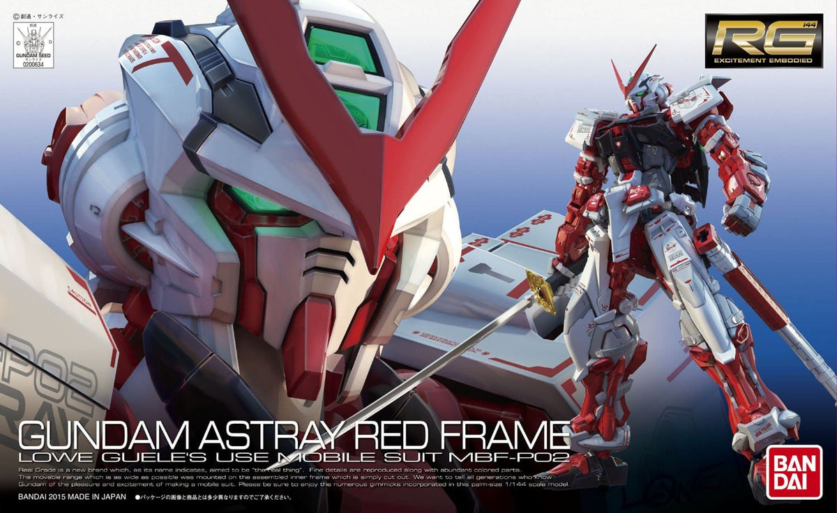 Bandai Model Kits > Gundams > Real Grade Bandai: Gundam RG - Astray Red Frame 4573102616180