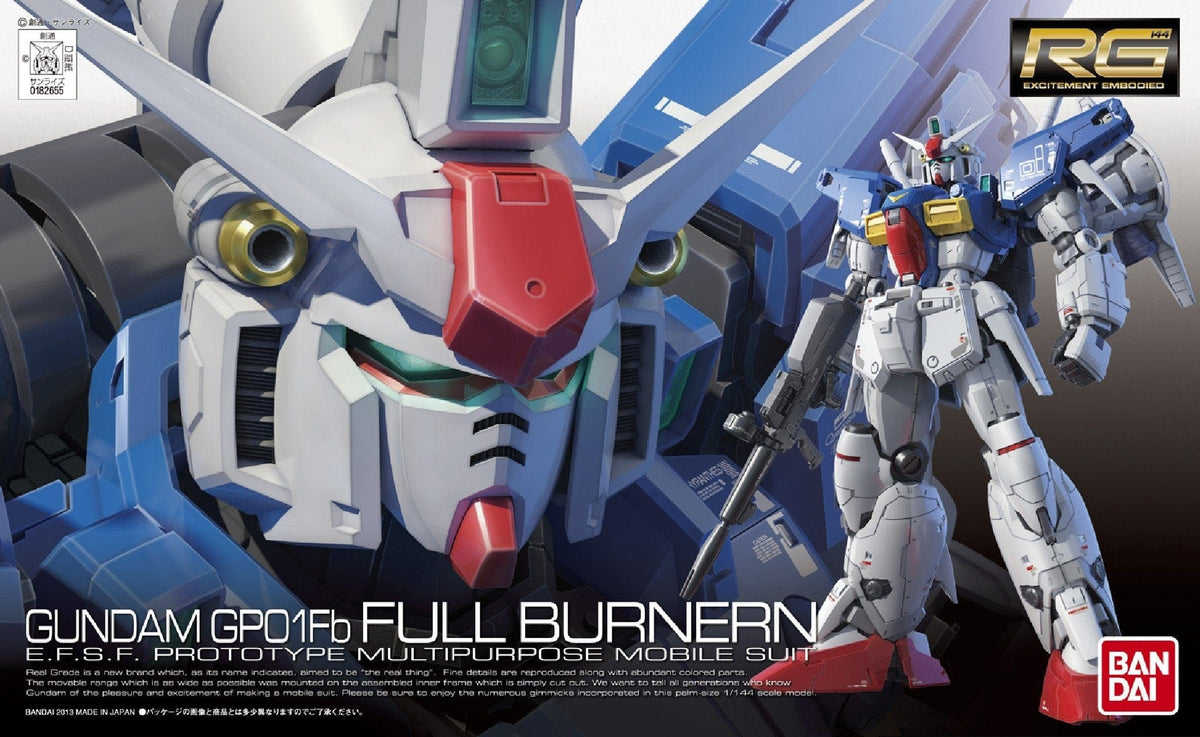 Bandai Model Kits > Gundams > Real Grade Bandai: Gundam RG - Gundam GP01Fb Full Burnern 4573102618252 5061825