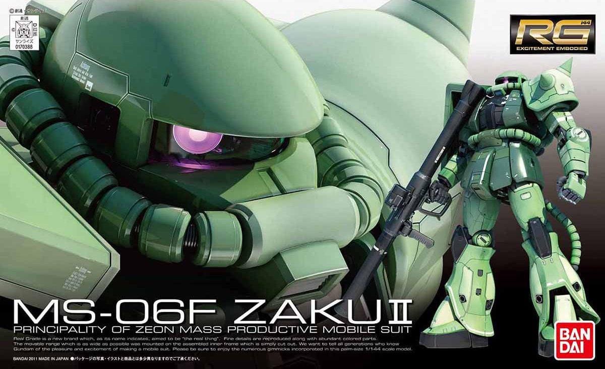 Bandai: Gundam RG - MS-06F Zaku II - Third Eye