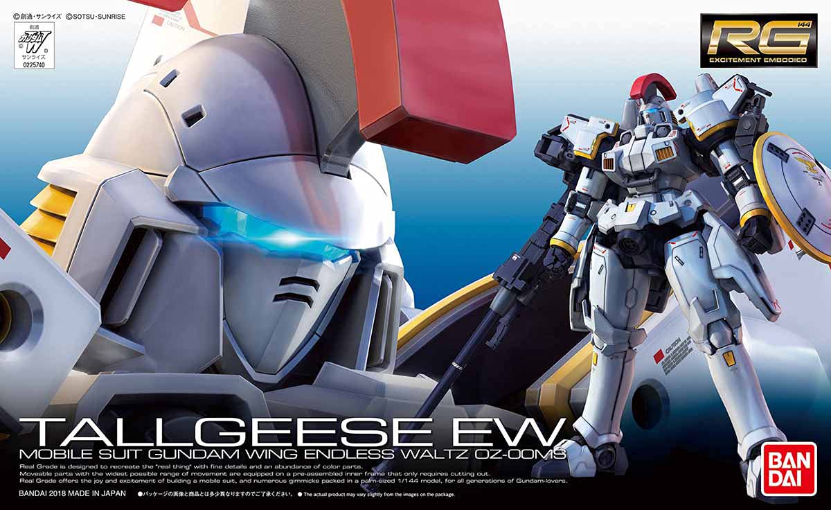 Bandai Model Kits > Gundams > Real Grade Bandai: Gundam RG - Tallgeese EW 4573102630858 2418250