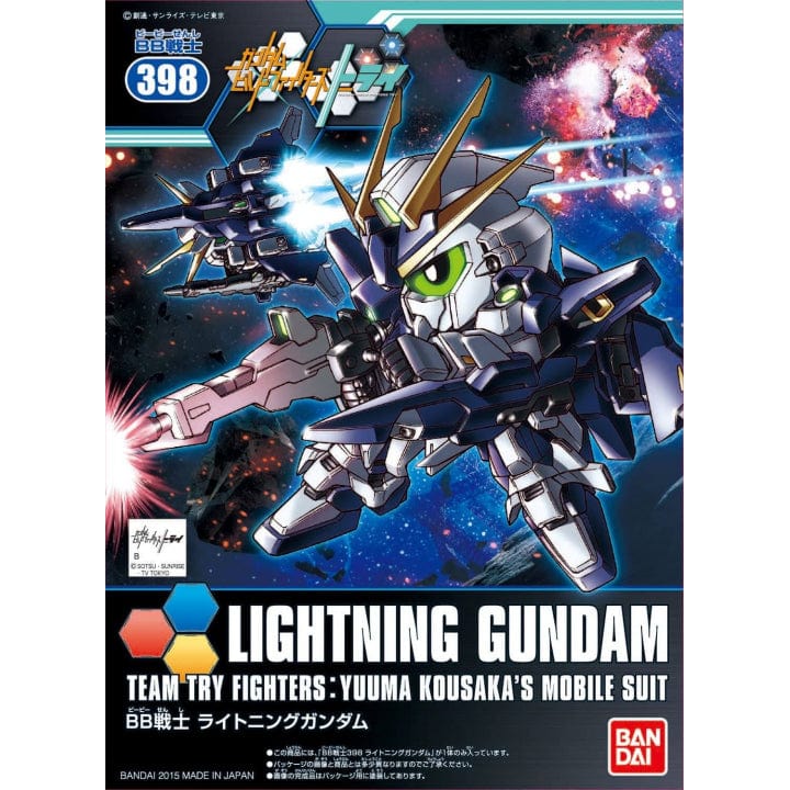 Bandai Model Kits > Gundams > SD Bandai: Gundam SD Build Fighters Try - Lightning Gundam Yuuma Kousaka 4573102606891 2294632